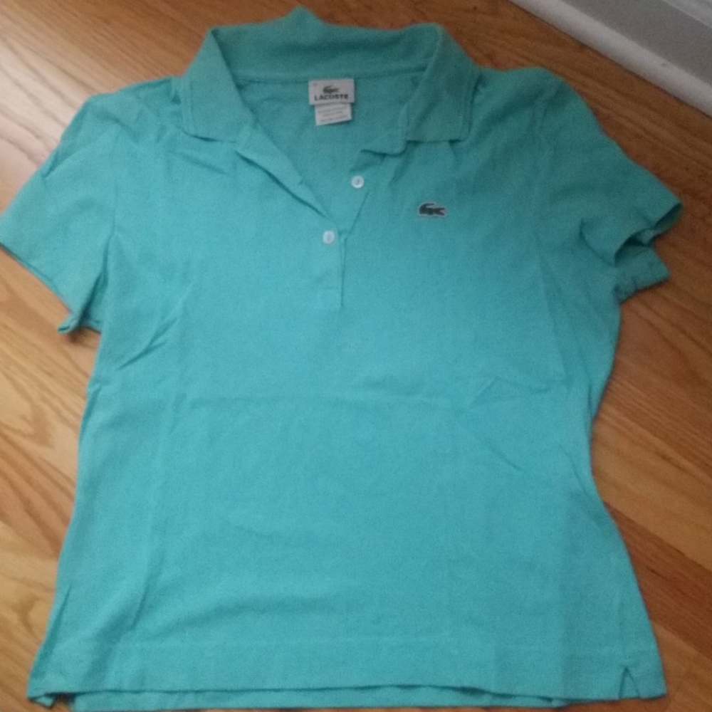 Lacoste Aqua Blue Polo